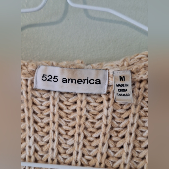 525 America Sleeveless Hooded Cardigan -M - Picture 5 of 7